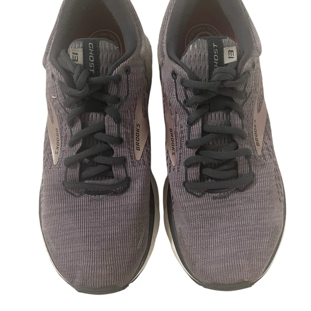 Brooks Ghost 13 Running Shoes Women’s 7.5 Purple Mauve Rose Gold Sneakers - Picture 5 of 12